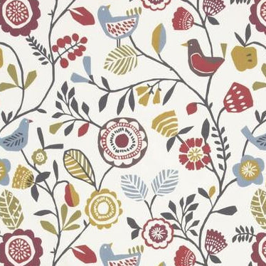 Acquire F0990/03 Folki Botanical by Clarke And Clarke Fabric