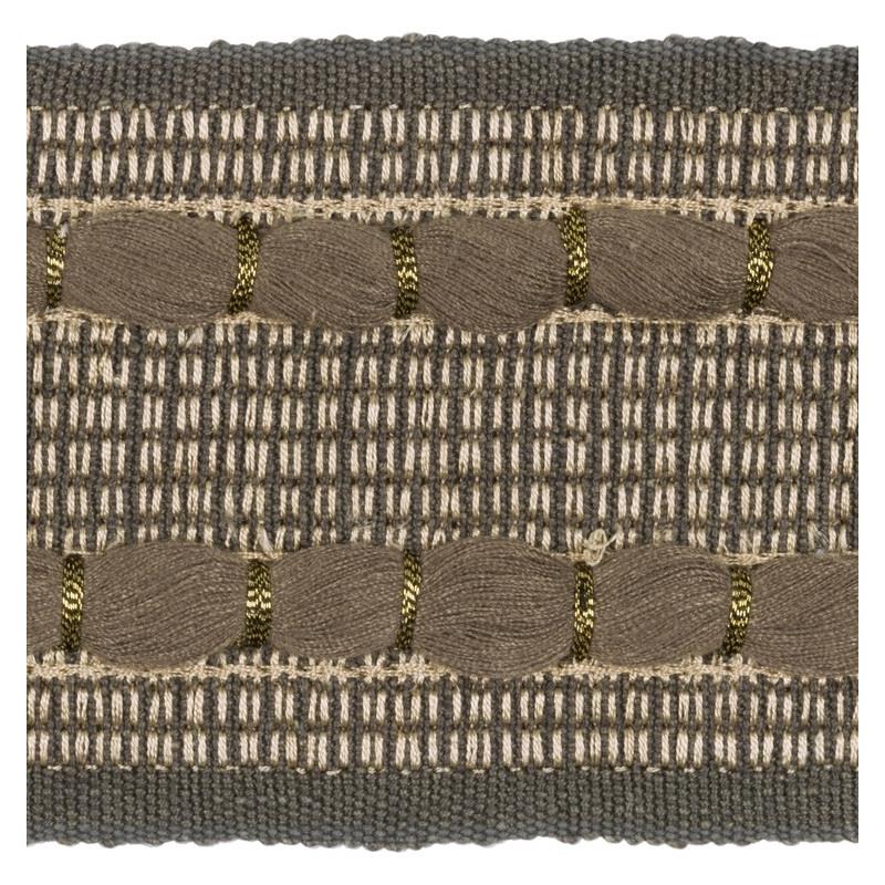 T30750.106.0 | Ramble Tape, Mink Taupe - Kravet Design Fabric