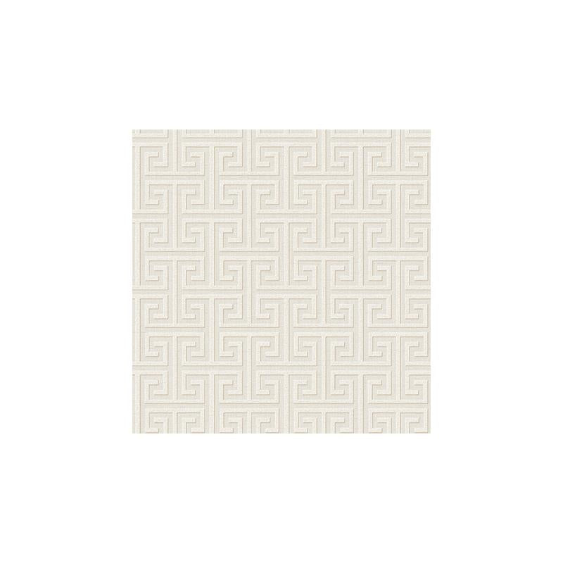 Sample CT41208 The Avenues, Neutrals, Greek Key by Seabrook Wallpaper