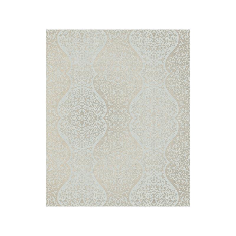 Sample Decorline - Evolve, Blue Medallion Wallpaper