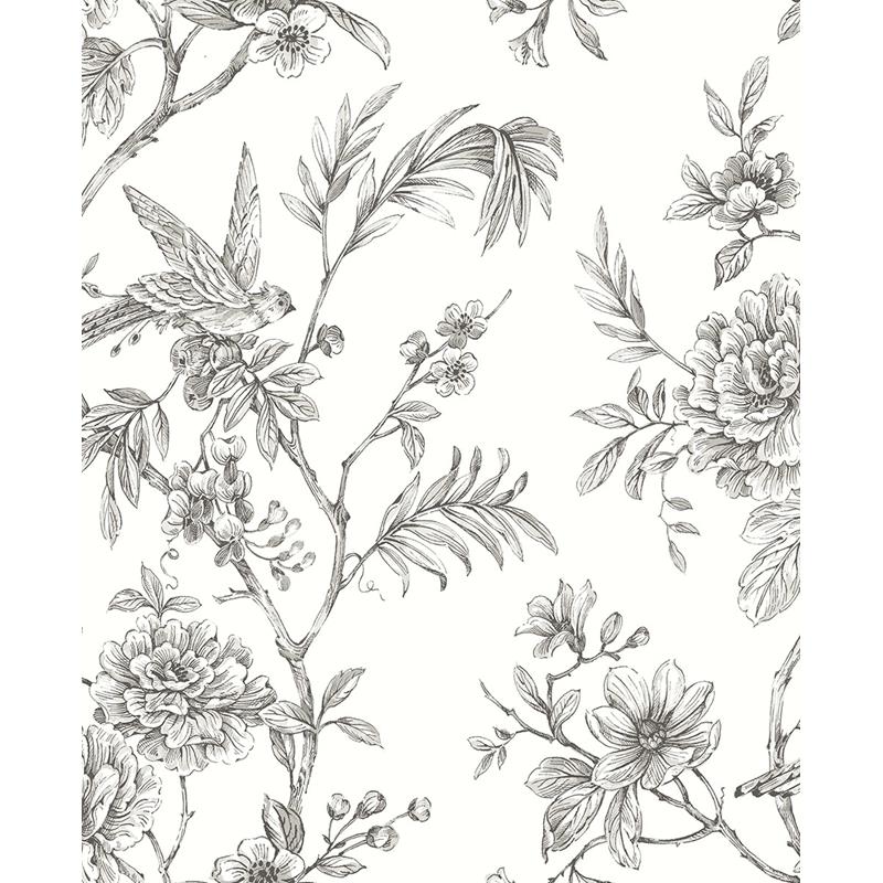 Sample 2763-24237 Moonlight, Grey Trails by A-Street Prints Wallpaper