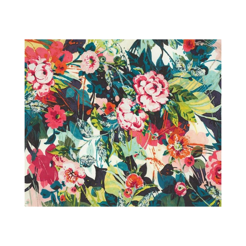 Select MU0217M Pop Floral Mural Mural Resource Library Vol II by York Wallpaper