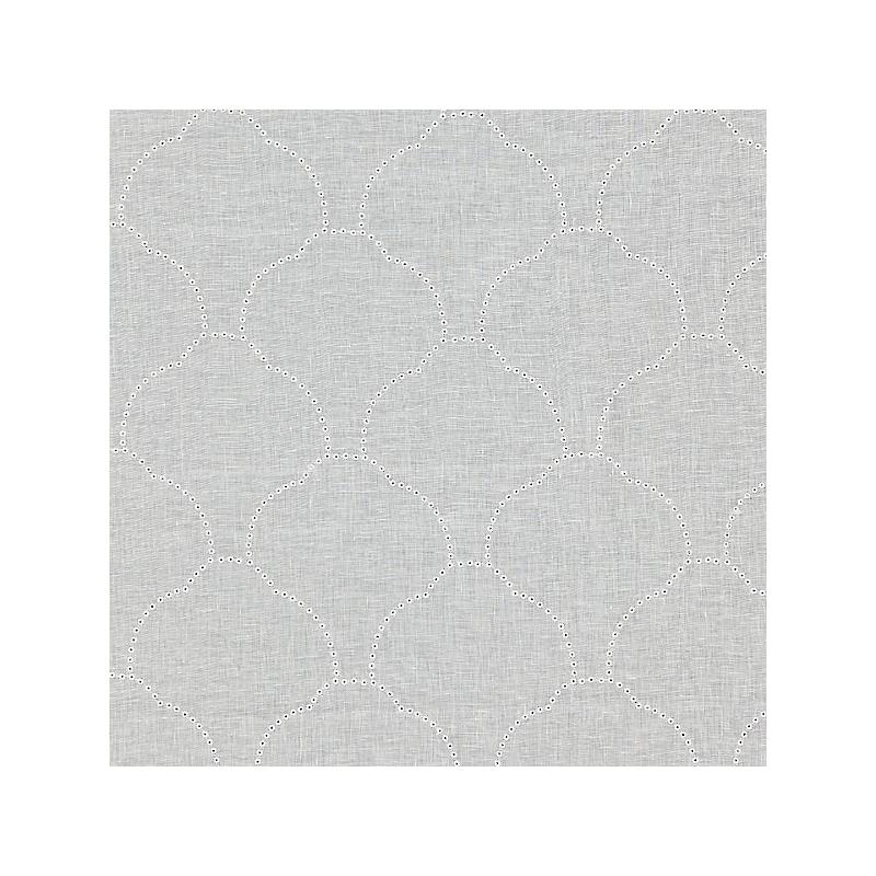 Sample 27038-001 Coquille Sheer, Ivory - Scalamandre Fabric (SC 000127038)