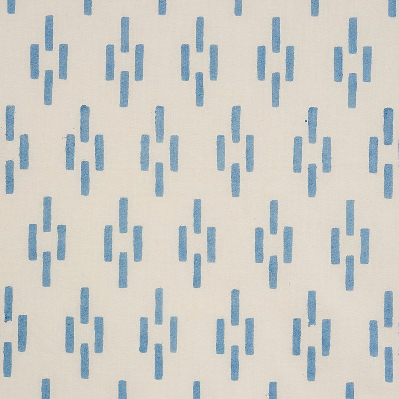 Purchase sample of 179251 Dash, Blue by Schumacher Fabric