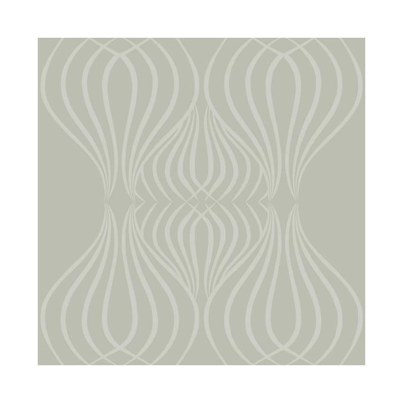 Sample CD4075 Decadence, Eden color Metallic Silver, Geometrics by Candice Olson Wallpaper