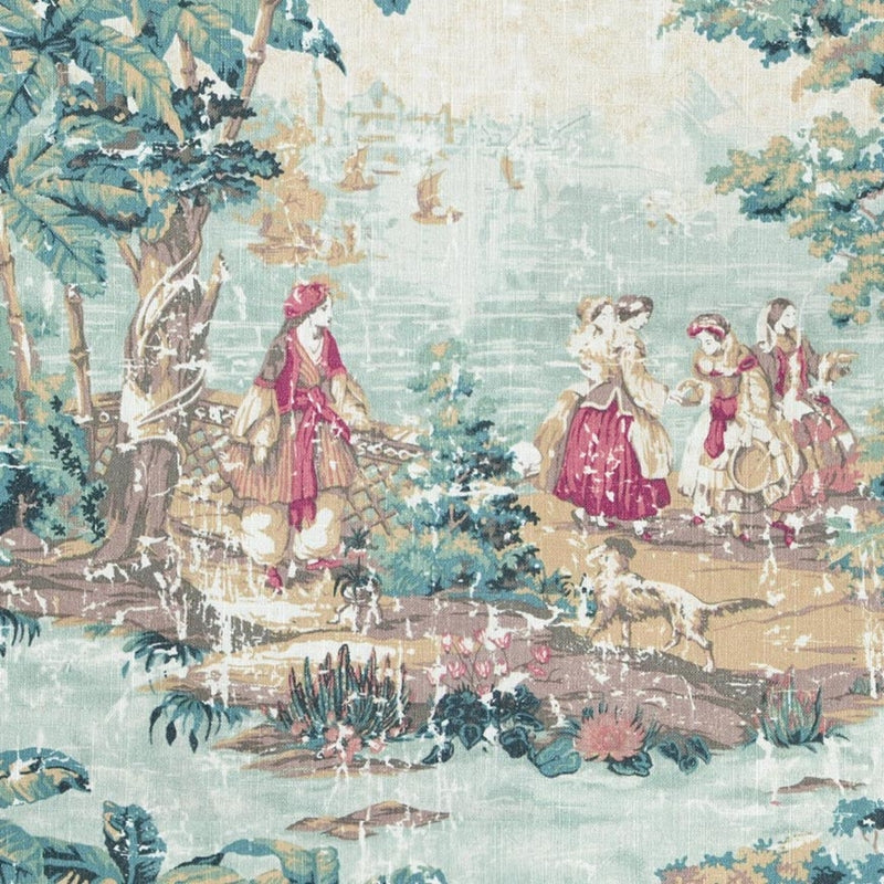 Sample 10346 Colonial Pine, Multicolored by Magnolia Fabric