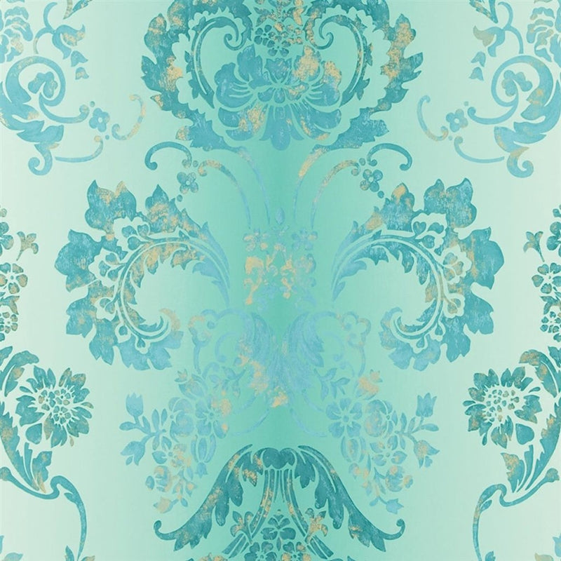 View P619/10 Kashgar Jade by Designer Guild Wallpaper