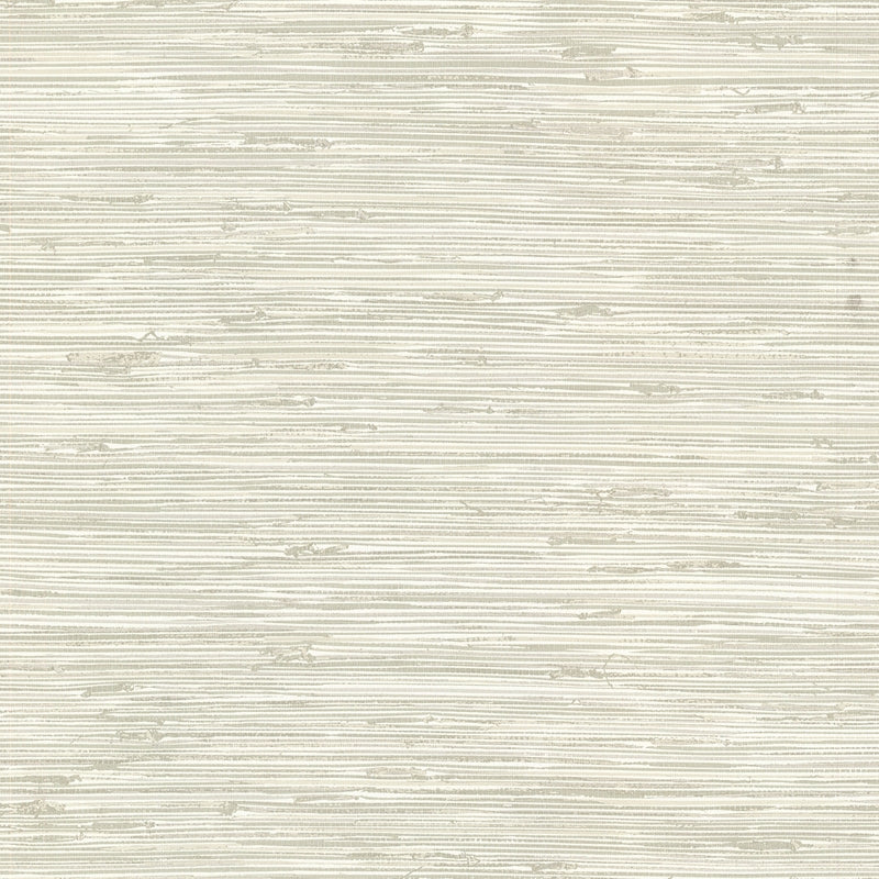 Sample 2904-24418 Fresh Start Kitchen and Bath, Fiber Cream Faux Grasscloth Wallpaper by Brewster