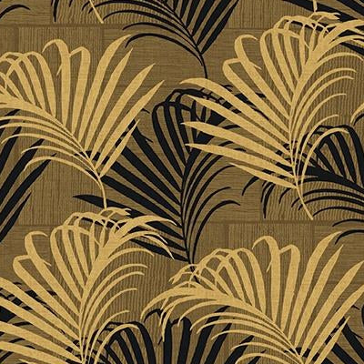 Looking CT40405 The Avenues Metallic Leaves by Seabrook Wallpaper