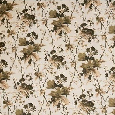 Buy 2020129.630 De La Tour Green Taupe Botanical Florals by Lee Jofa Fabric