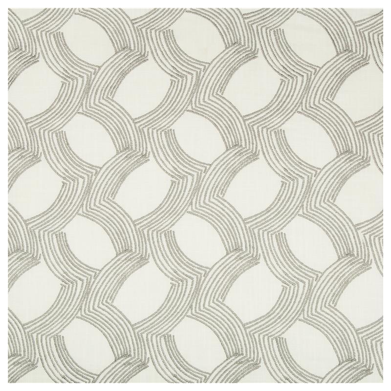 Looking 34858.11.0 Whyknot Dove Contemporary Light Grey by Kravet Design Fabric