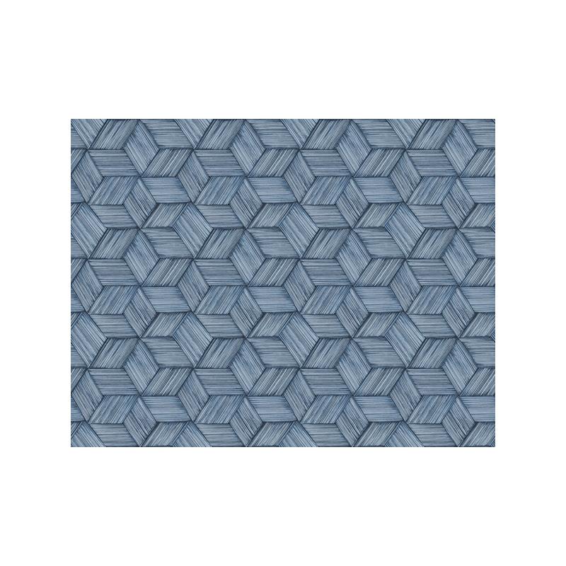 Sample PS41402 Palm Springs, Intertwined Blue Geometric by Kenneth James Wallpaper
