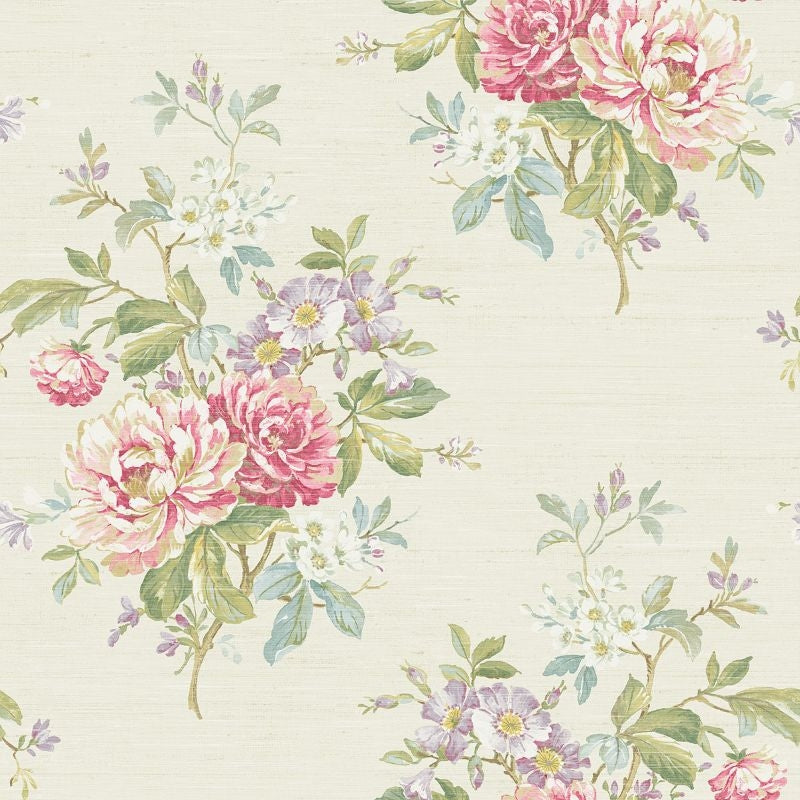 Order RV21001 Summer Park Floral by Wallquest Wallpaper