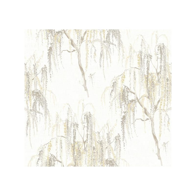 Sample Carl Robinson CR20305, Jade color Gray Trees Wallpaper