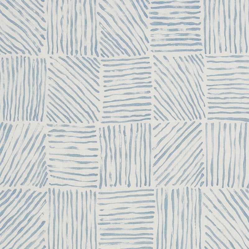 Purchase sample of 179901 Katama, Sky by Schumacher Fabric