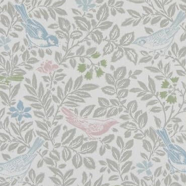 Order F1184/02 Bird Song Botanical by Clarke And Clarke Fabric