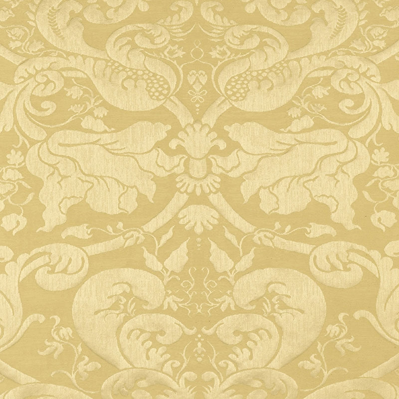 Purchase sample of 22551 Gavotte Brocatelle, Beige by Schumacher Fabric
