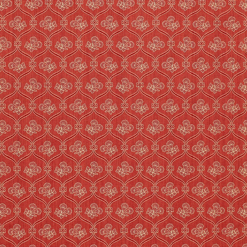 Purchase sample of 3390043 Ashley Lattice, Coral by Schumacher Fabric