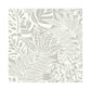 Sample SS2574 Silhouettes, Jungle Leaves Gray York Wallpaper