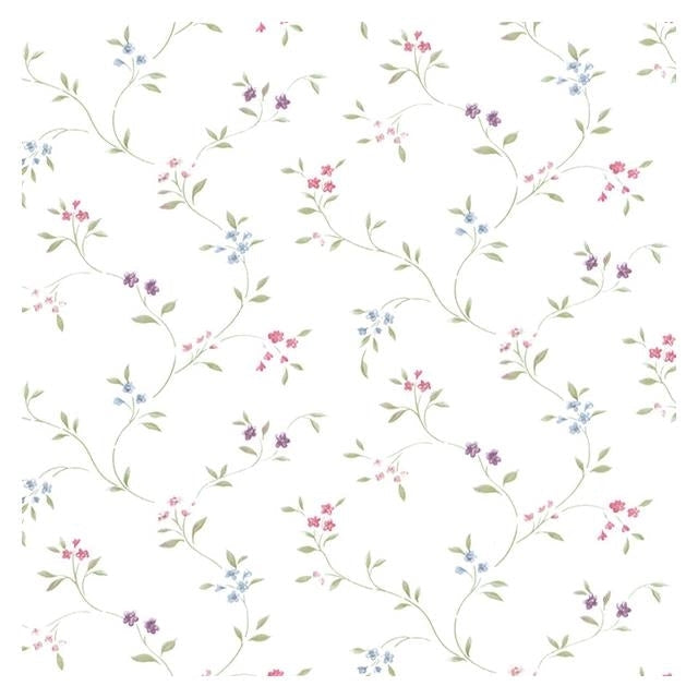 Select PR33801 Floral Prints 2 Pink Small Floral Wallpaper by Norwall Wallpaper