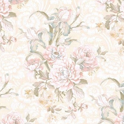 Acquire WC51607 Willow Creek Reds Floral by Seabrook Wallpaper