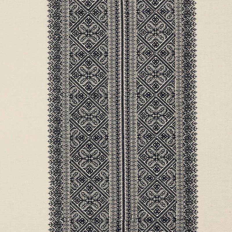 Purchase sample of 69730 Toledo, Noir by Schumacher Fabric