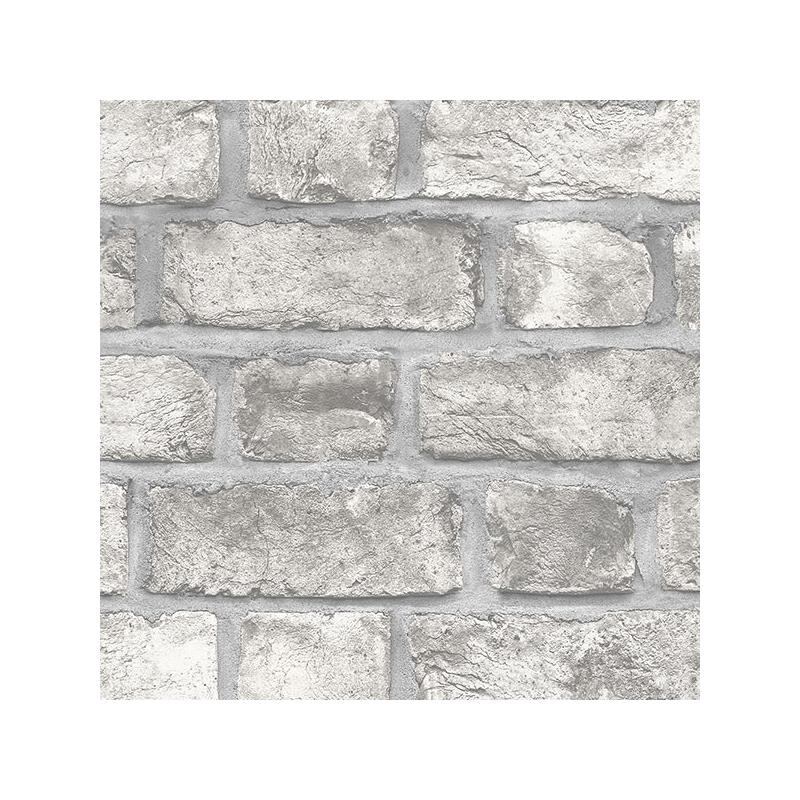 Sample FH37517 Farmhouse Living Farmhouse Brick  Norwall Wallpaper