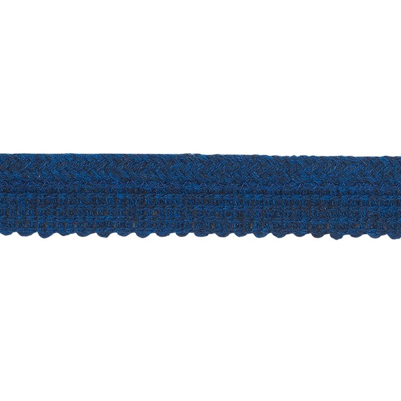 72425 | Eubie Lip Cord, Navy - Schumacher Fabric