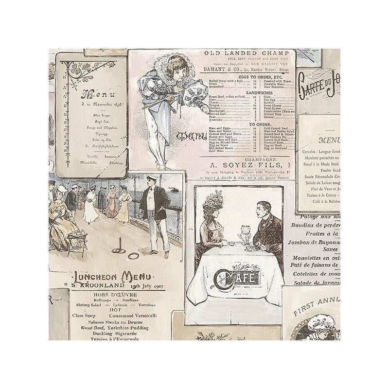Sample FK26955 Black Newspaper wallpaper Norwall Wallpaper