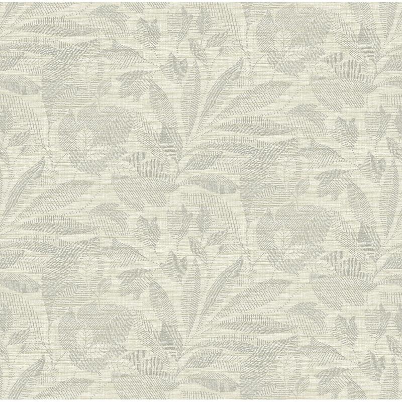 Select 2972-86152 Loom Lei Silver Lei Wallpaper Silver A-Street Prints Wallpaper