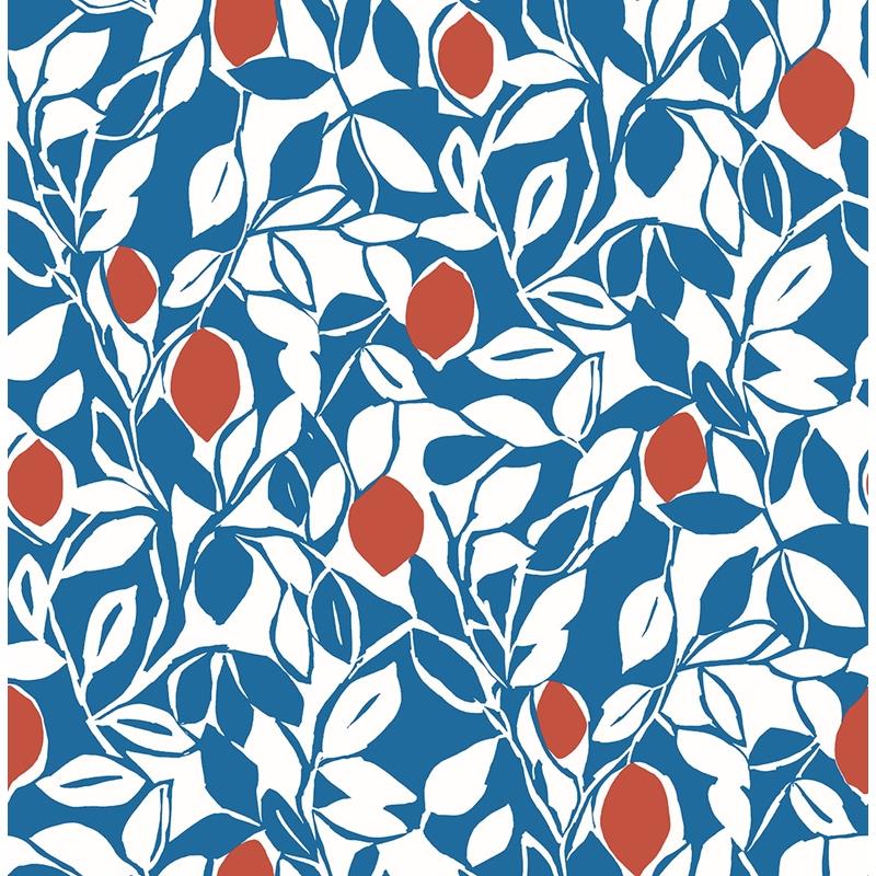 Save on 2969-26024 Pacifica Loretto Blue Citrus Blue A-Street Prints Wallpaper