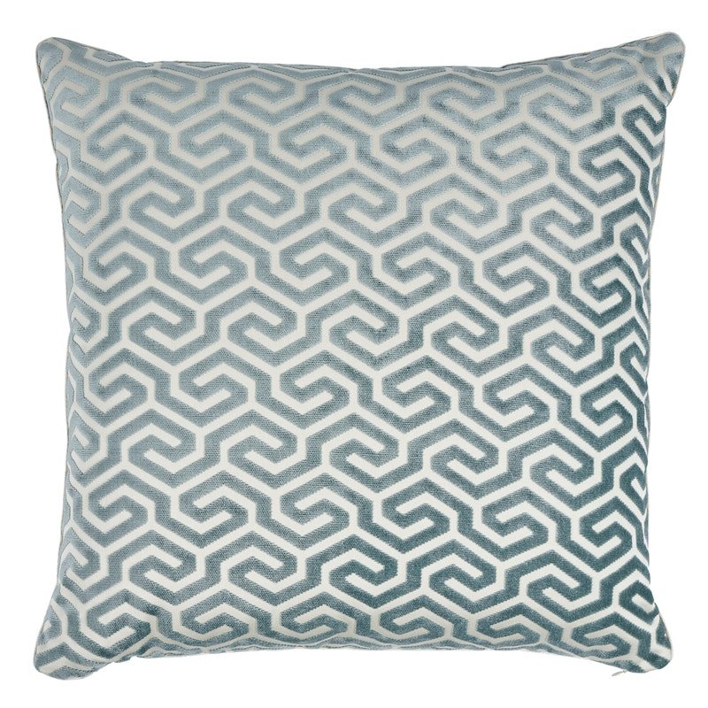 So7522212 Janis Velvet Pillow Blue By Schumacher Furniture and Accessories 1,So7522212 Janis Velvet Pillow Blue By Schumacher Furniture and Accessories 2