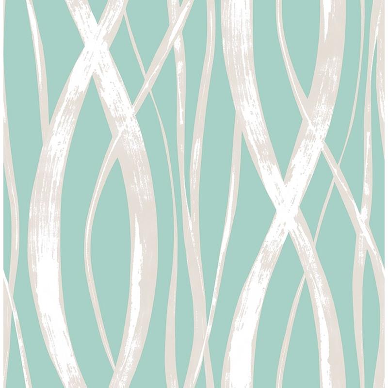 Sample TA21104 Tortuga, Blue, Chain by Seabrook Wallpaper