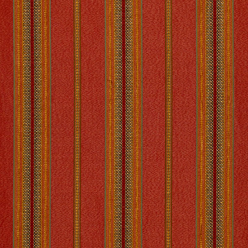 Looking 54060 Sinclair Chenille Stripe Rouge by Schumacher Fabric