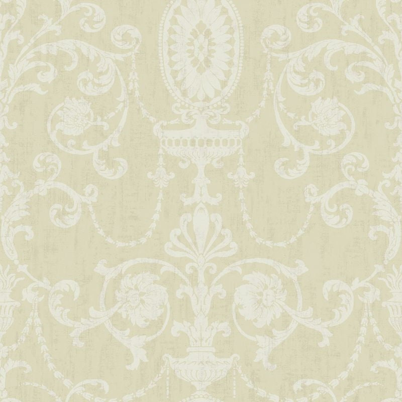 Looking VF31807 Manor House Scroll by Wallquest Wallpaper