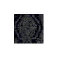 Sample KT2215 Ronald Redding 24 Karat, Charleston Damask Wallpaper Navy by Ronald Redding