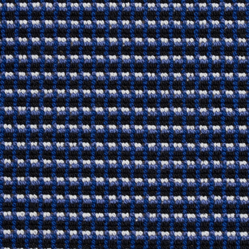 Purchase sample of 81001 Grunda Epingle, Cobalt by Schumacher Fabric