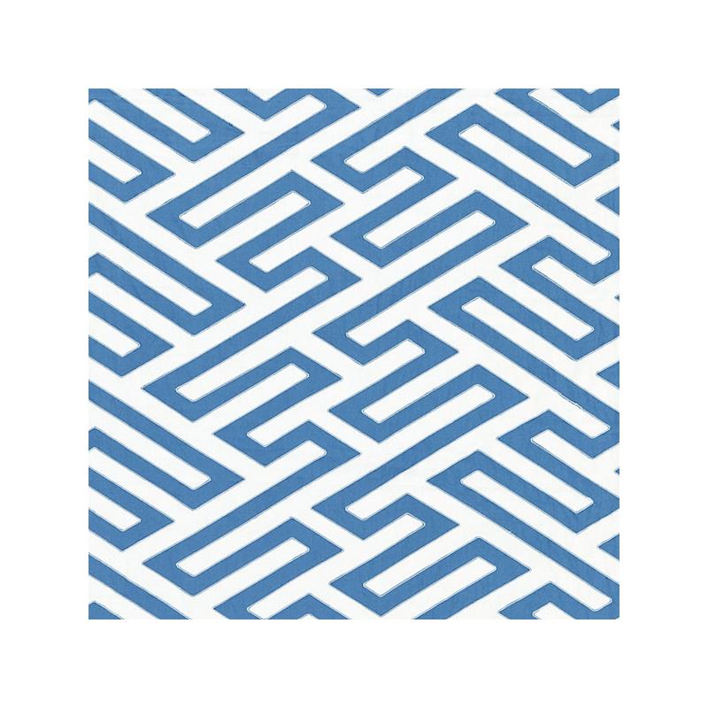 Sample 27218-004 Canton Fret Applique, Porcelain - Scalamandre Fabric (SC 000427218)