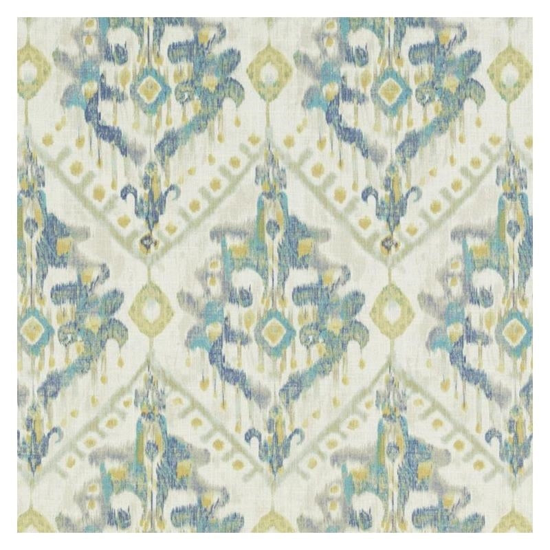 42458-542 | Blue/Yellow - Duralee Fabric