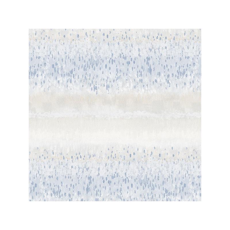 Sample FW36801 Fresh Watercolors, Blue Monet Meadow Wallpaper in Blues Beige by Norwall