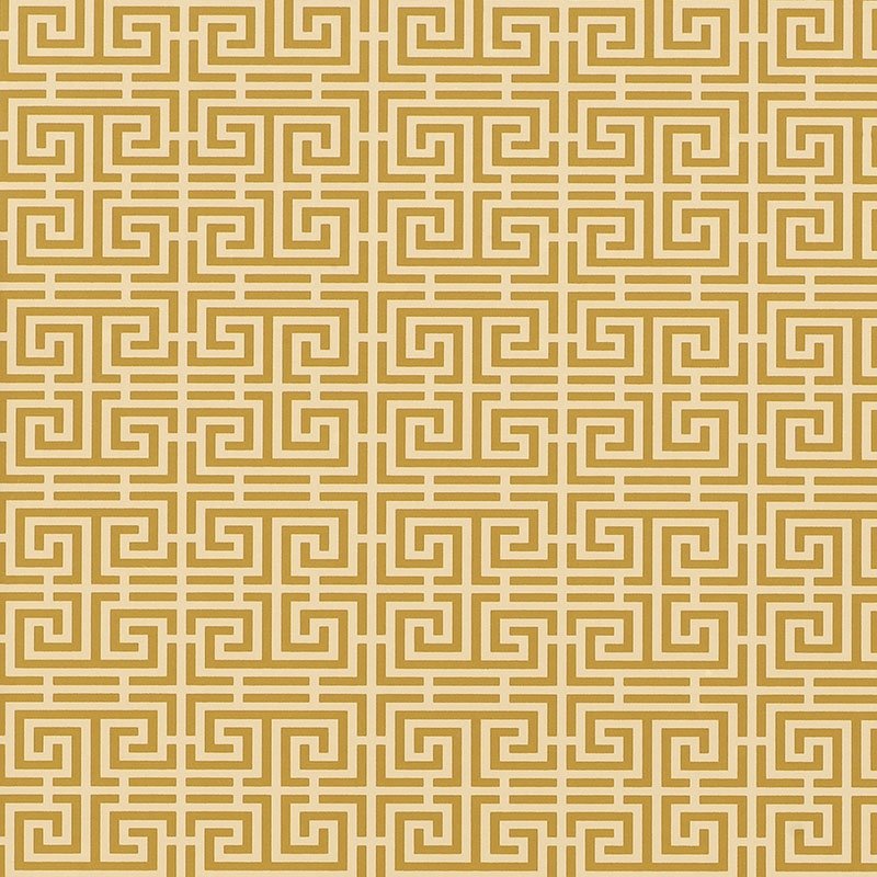 Buy 5004164 Chinois Fret Sand Schumacher Wallpaper
