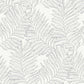 Sample 2973-90505 Daylight, Finnley Grey Inked Fern by A-Street Prints Wallpaper