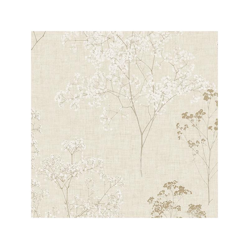 Sample FH37508 Farmhouse Living Queen Anne's Lace  Norwall Wallpaper