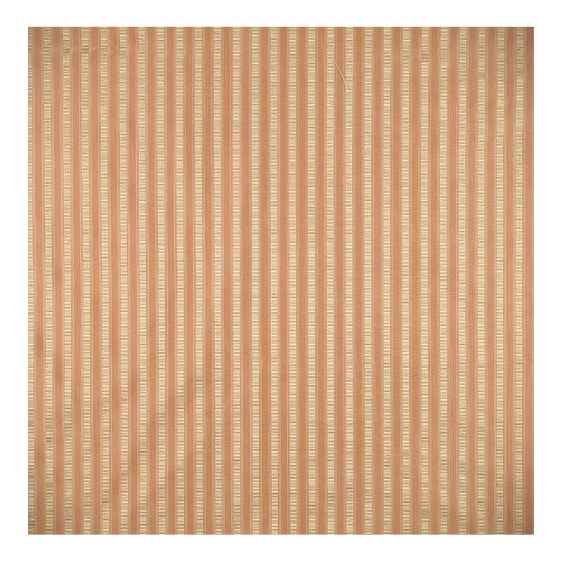 Sample 121M-001 Shirred Stripe, Peach and Beige by Scalamandre Fabric (SC 0001121M)