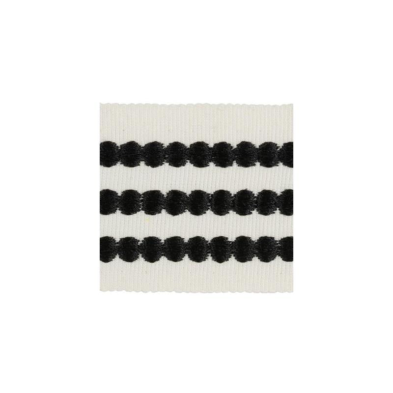 T30735.181.0 | Triple Dot, Domino Black - Kravet Design Fabric