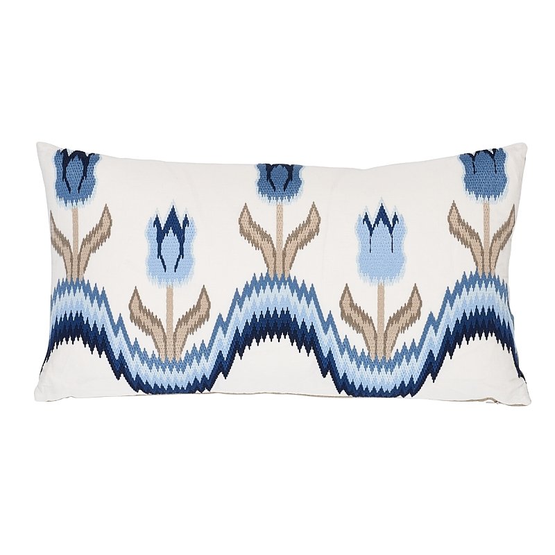 So7229003 Le Matelot 16&quot; Pillow Blue By Schumacher Furniture and Accessories 1,So7229003 Le Matelot 16&quot; Pillow Blue By Schumacher Furniture and Accessories 2,So7229003 Le Matelot 16&quot; Pillow Blue By Schumacher Furniture and Accessories 3