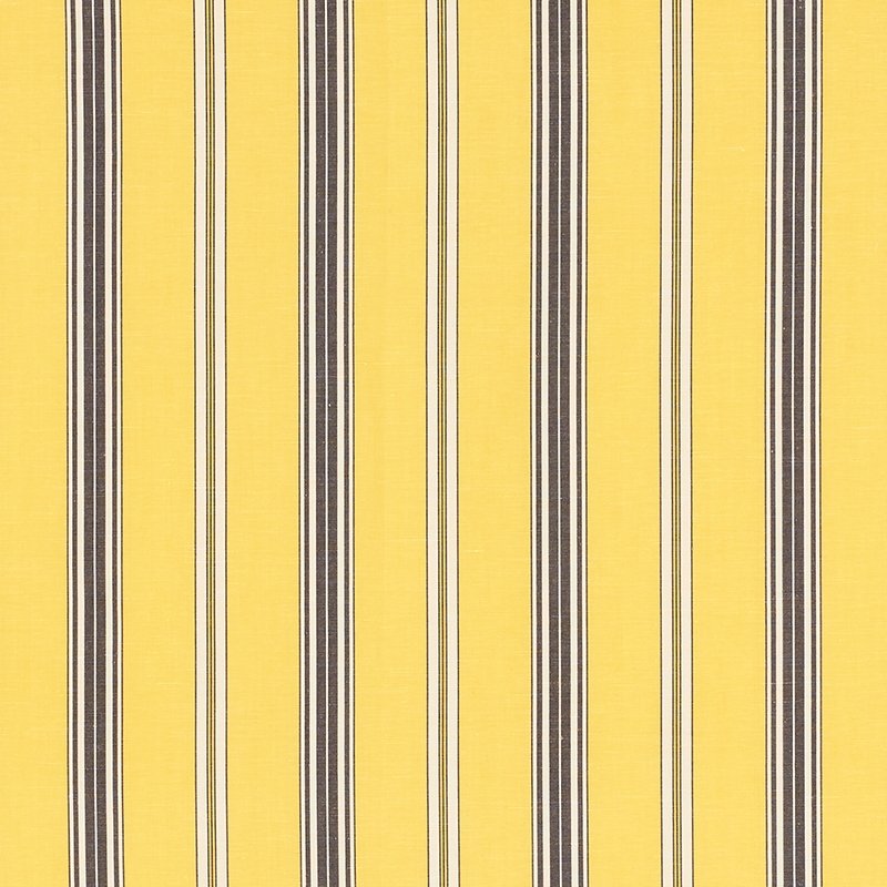 Purchase sample of 71294 Coco Stripe, Yellow by Schumacher Fabric