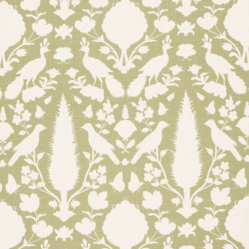 View 173560 Chenonceau Sage by Schumacher Fabric