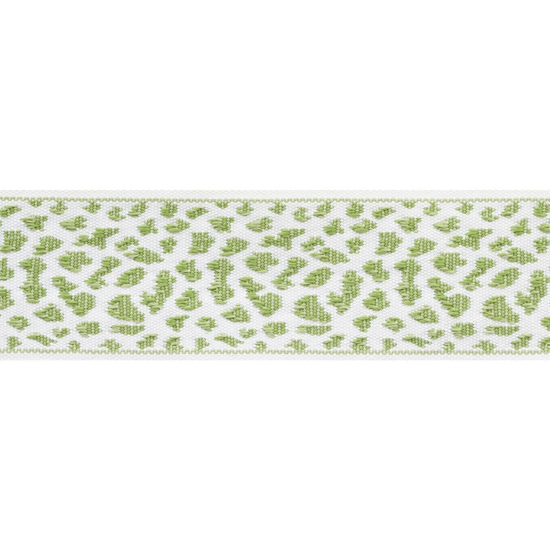75852 | Leopard Tape, Leaf - Schumacher Fabric