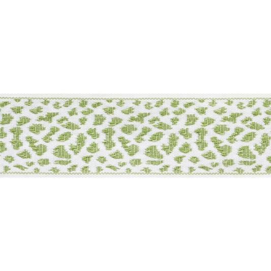 75852 | Leopard Tape, Leaf - Schumacher Fabric
